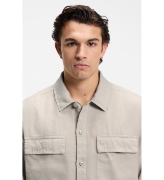 BOSS Chemise beige Locky 3