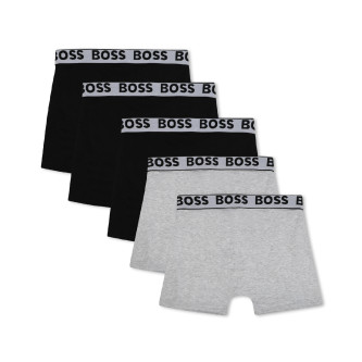 BOSS Komplet 5 večbarvnih boksaric z elastičnim pasom