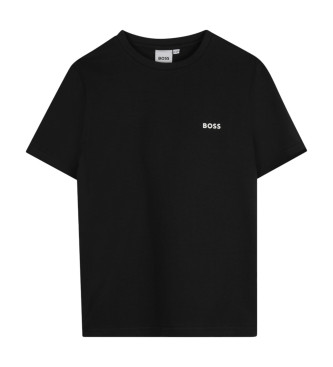 BOSS Set om 2 kortrmade T-shirts med logotryck vit, svart