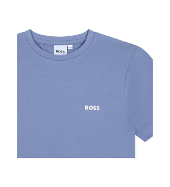 BOSS 2er Set T-Shirts schwarz, blau