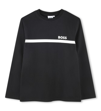 BOSS St med 2 sorte langrmede t-shirts