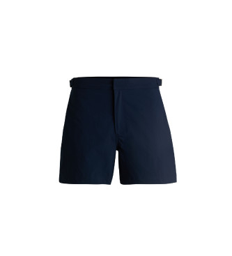 BOSS Marineblaue Badehose mit Vollfutter und verstellbarem Bund