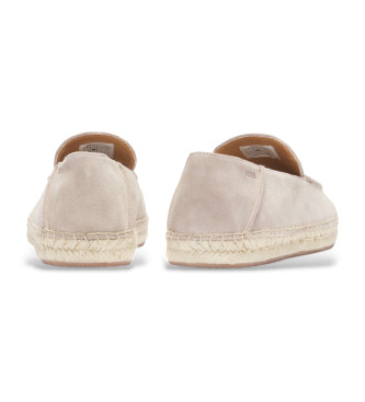 BOSS Alaprgatas of Madeira beige leather