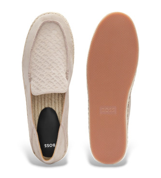 BOSS Alaprgatas of Madeira beige leather