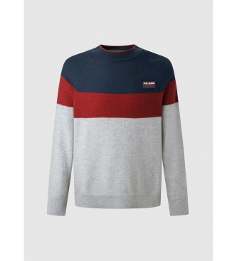 Pepe Jeans Sweter Massimo szary