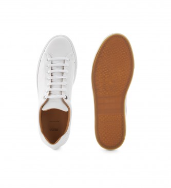BOSS Sapatos Mirage Tenn de couro branco