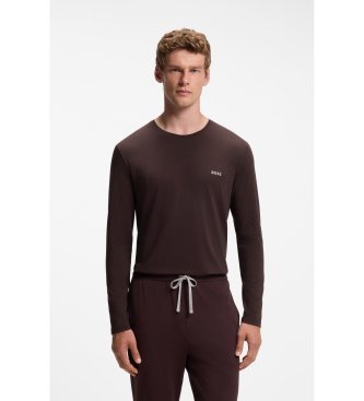 BOSS T-shirt Mix&Match marron