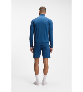 BOSS Elastisk bomuldsjakke bl�