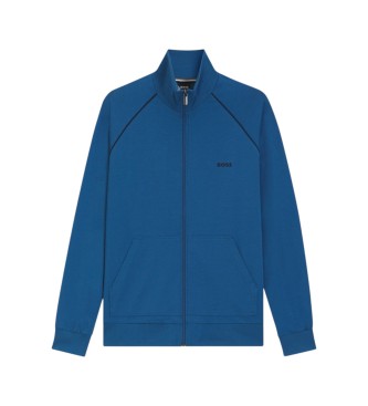BOSS Elastisk bomuldsjakke bl�