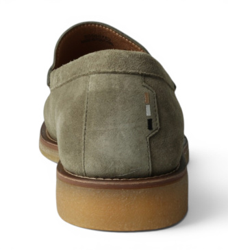 BOSS Mocassini in pelle Kope Mocc verde