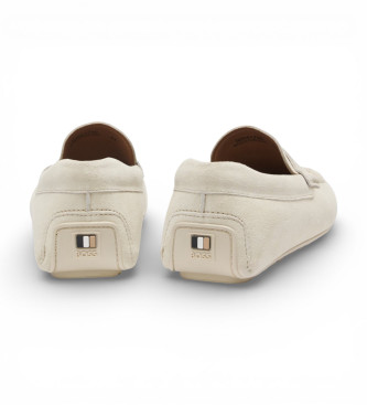 BOSS Hellbeige Noel Leder Mokassins