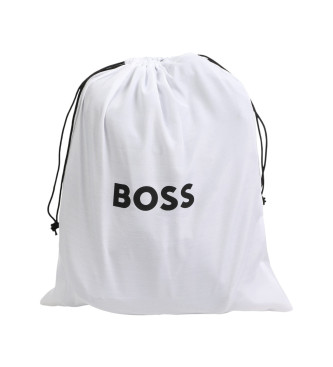 BOSS Mochila con acabado revestido negro