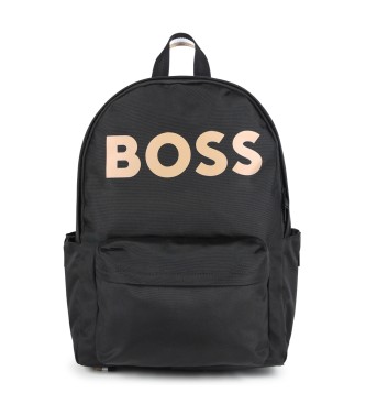 BOSS Logo backpack black