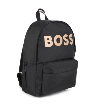 BOSS Logo backpack black