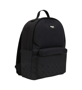 BOSS Sac  dos monogramme Double B noir