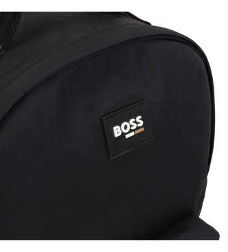 BOSS Sac  dos monogramme Double B noir