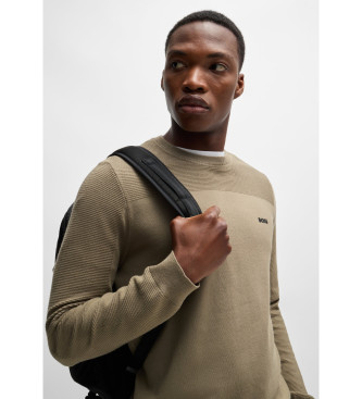 BOSS Momentum beige jumper