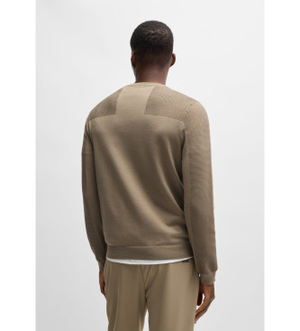 BOSS Momentum beige jumper