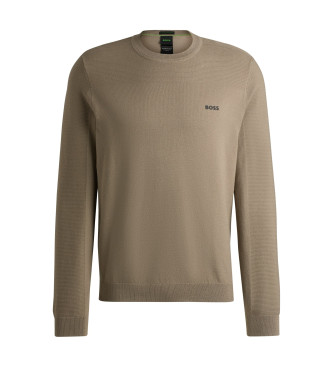 BOSS Momentum beige trui