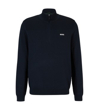 BOSS Maglione Momentum blu scuro