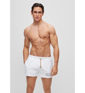 BOSS Maillot de bain Mooneye blanc