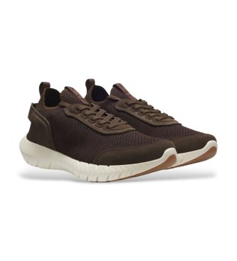BOSS Dark brown Motion Knit sneakers