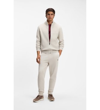 BOSS Brown Motion Knit Sneakers