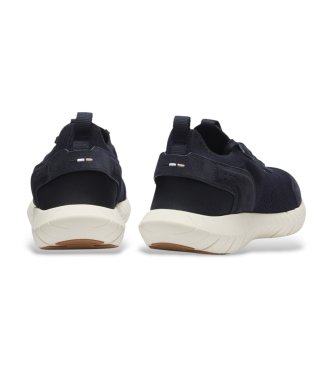 BOSS Navy Motion Knit Sneakers