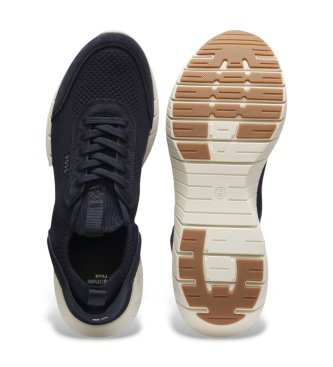 BOSS Navy Motion Knit Sneakers