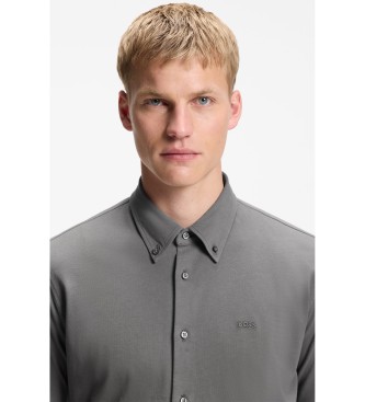 BOSS Myjersey grünes Hemd
