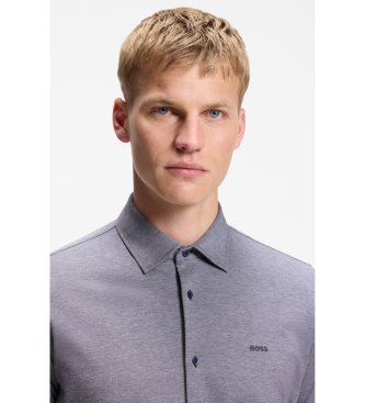 BOSS Camisa Mysoft marinho