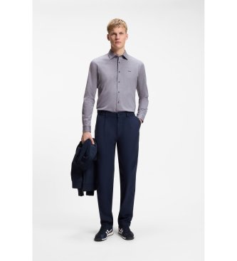 BOSS Camisa Mysoft marinho