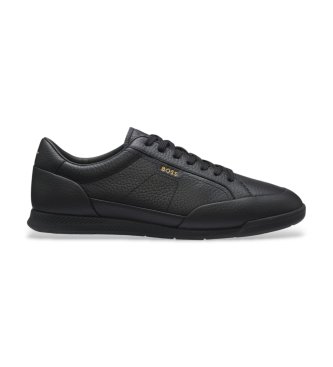 BOSS Scarpe da ginnastica in pelle Nitan Low nere