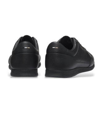 BOSS Scarpe da ginnastica in pelle Nitan Low nere