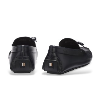 BOSS Mocassins en cuir Noel Navy