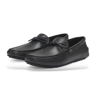 BOSS Noel loafers i svart lder