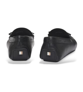 BOSS Noel loafers i svart lder