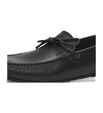 BOSS Noel loafers i svart lder