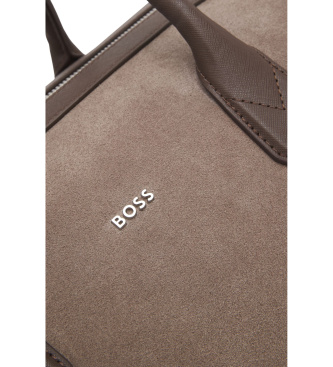 BOSS Sac Northon S Holdall marron