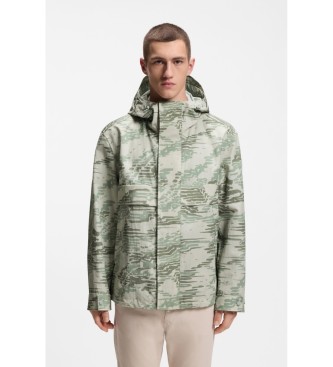 BOSS Jacka med avslappnad passform gr�