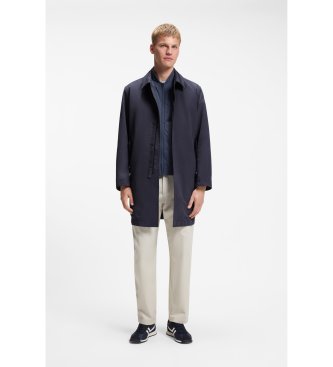 BOSS Ofine navy blue coat