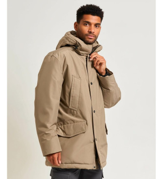 BOSS Parka Osiass beige