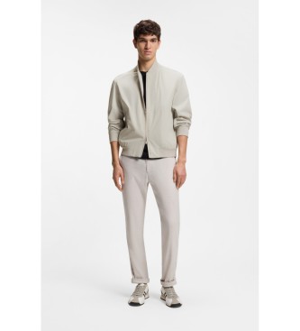 BOSS Regular Fit Jacka Multistretchmembran beige