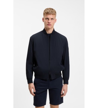 BOSS Jacka Regular Fit Membrane Multi-elastisk navy