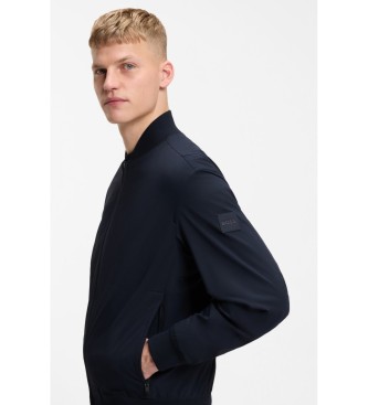 BOSS Jacka Regular Fit Membrane Multi-elastisk navy
