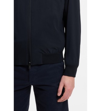 BOSS Jacka Regular Fit Membrane Multi-elastisk navy