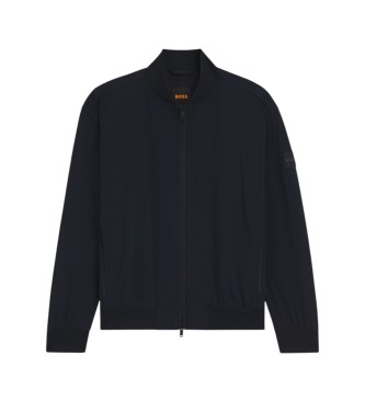 BOSS Jacka Regular Fit Membrane Multi-elastisk navy