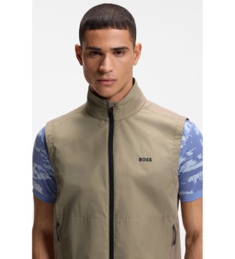 BOSS Beige Multi Stretch Tyg V�st avvisande beige