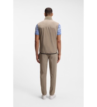 BOSS Beige Multi Stretch Tyg V�st avvisande beige