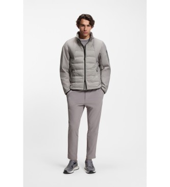 BOSS Vattenavvisande jacka med gr� dunfyllning